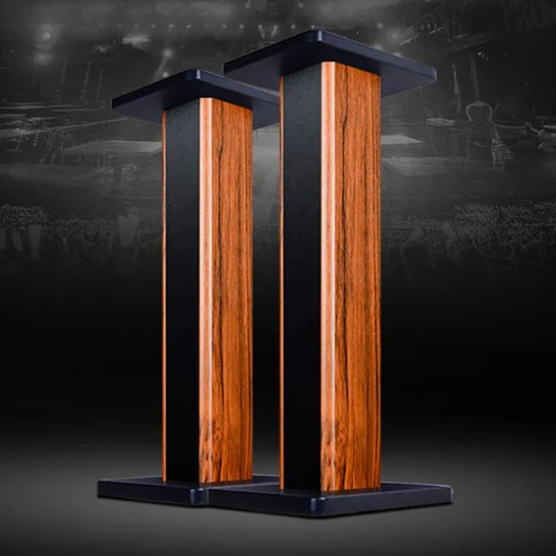 Solid Wood Speaker Stand Floor - Audio Home Cinema ulasan dan harga