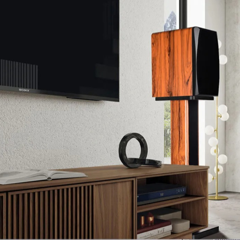 Solid Wood Speaker Stand Floor - Audio Home Cinema ulasan dan harga