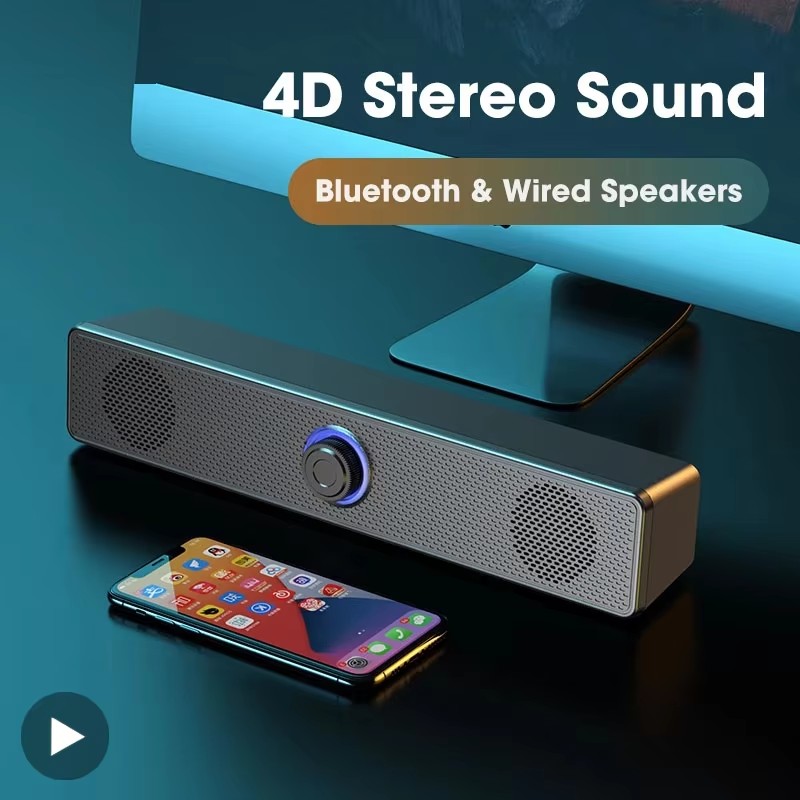 Music Soundbar Computer Caixa  - Home Cinema Tv ulasan dan harga