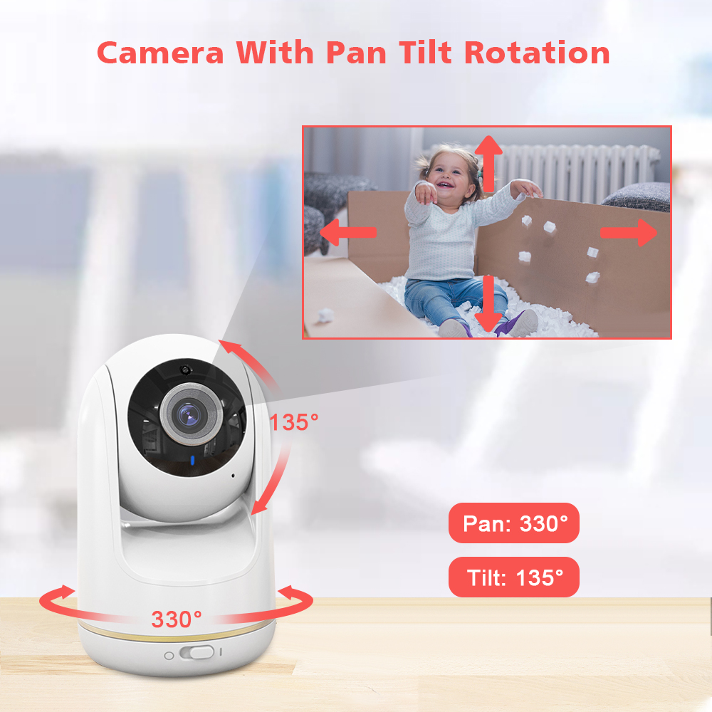 VB803 Baby Monitor 5 Inch 720P - Home Cinema Wireless ulasan dan harga