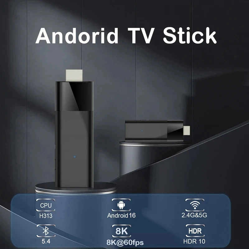 Android 16 TV Stick 4K Allwinn - Home Cinema Tv ulasan dan harga