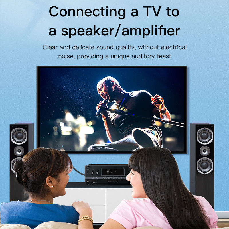 CHOSEAL RCA Cable Digital Coax - Home Cinema Tv ulasan dan harga