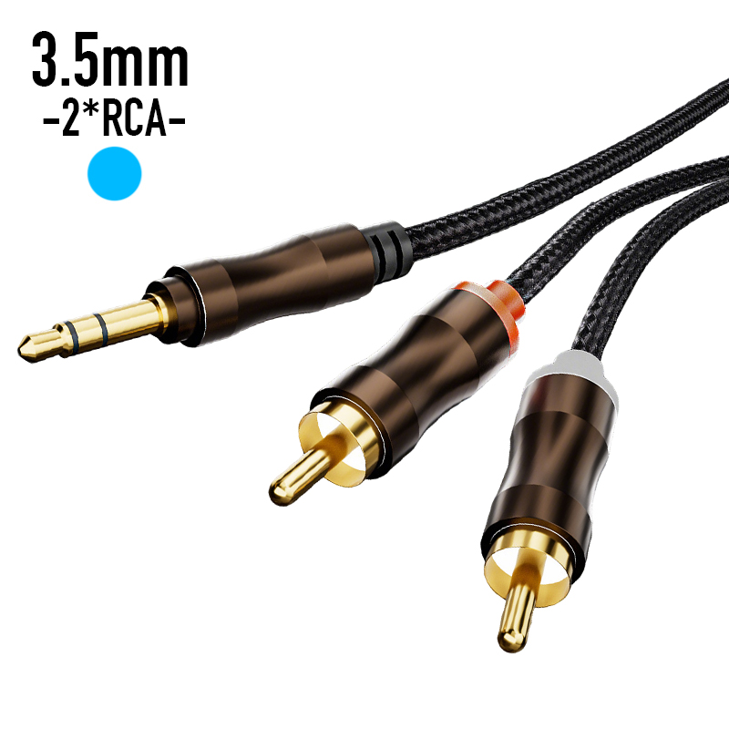 RCA To 3.5 mm Jack Aux Audio C - Home Cinema Tv ulasan dan harga
